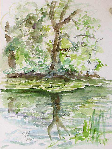 dorota_baer_aquarelle_pologne_Stezyca