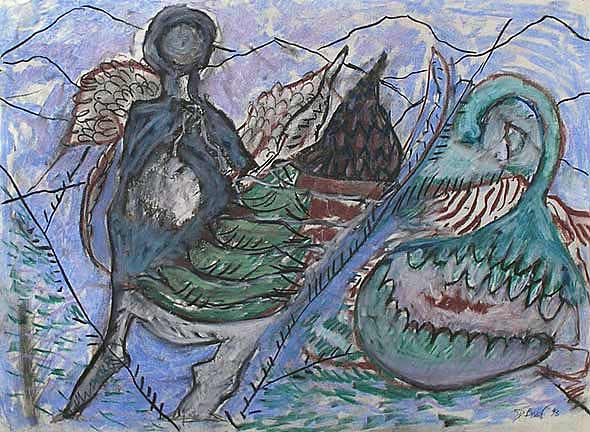 Dorota_Baer_dessin_nonfiguratif_pastel_songe_de_l_ange